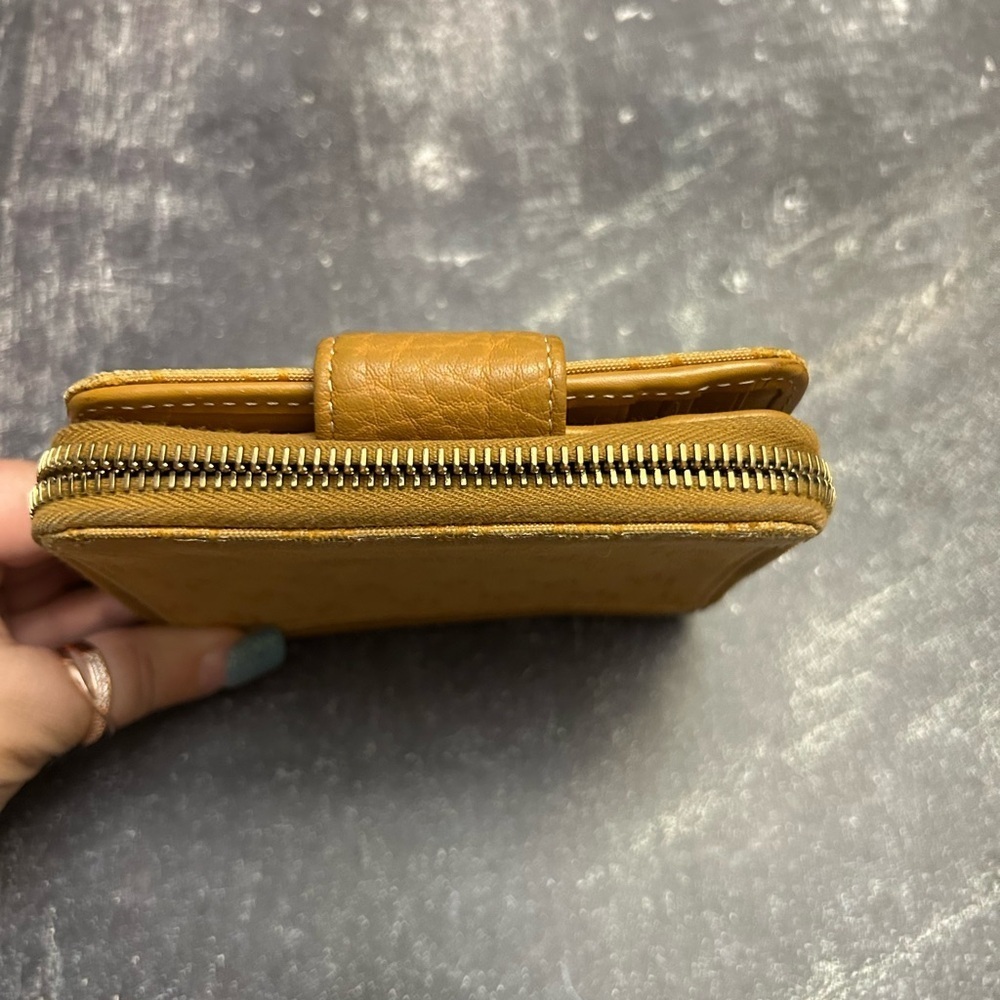 Dooney and Bourke Yellow Wallet - Picture 3 of 7